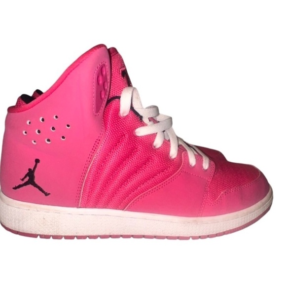 ‼️CLEARANCE ‼️ Jordan 1 Flight 4 GG in Vivid Pink/Black-white - Picture 12 of 12